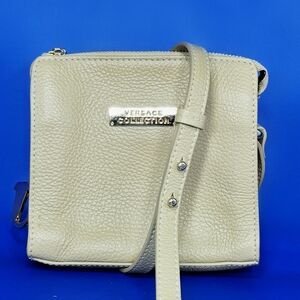 Versace Collection Leather crossbody bag